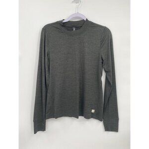 Vuori Gray Long Sleeve Tradewind Performance Tee 2.0 Shirt Men's Medium